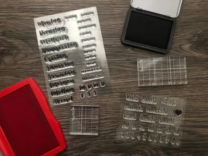 Stempel im Bullet Journal