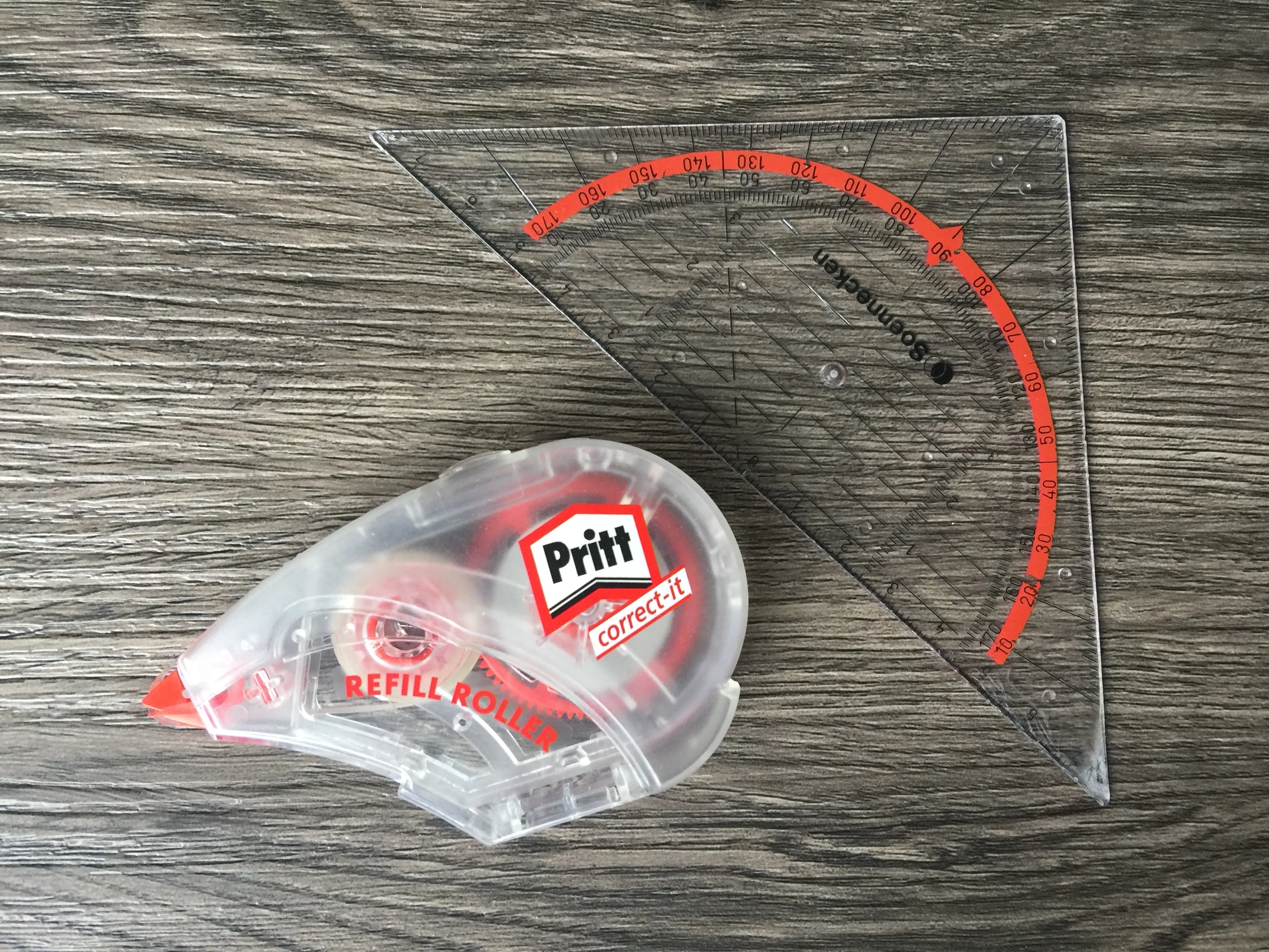 Bullet Journal Zubehör Tipex Geodreieck