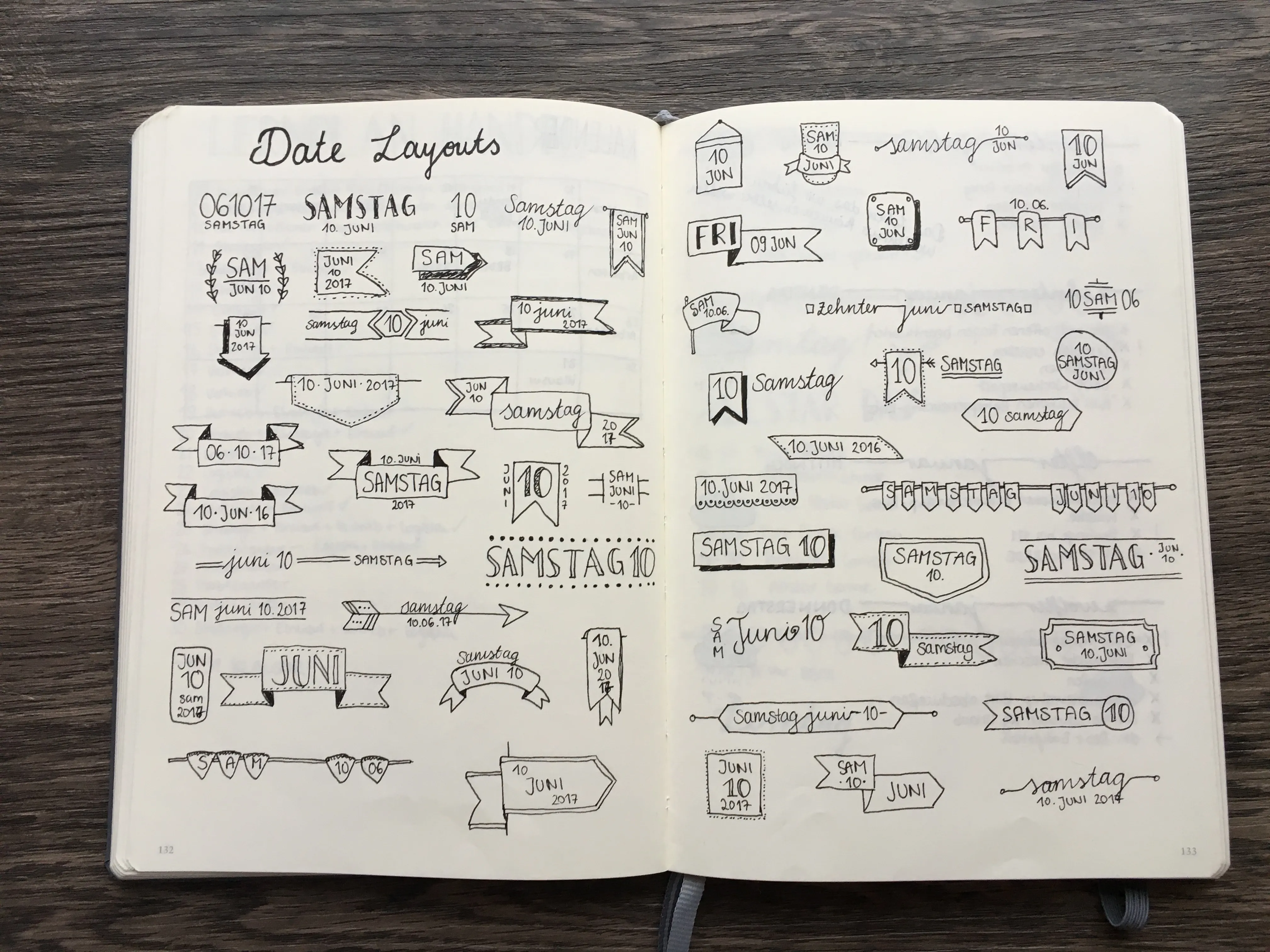 Ideen zur Gestaltung deiner daily header